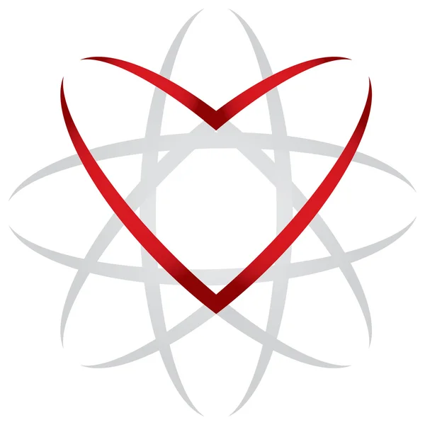 Вселенная сердца — стоковый вектор