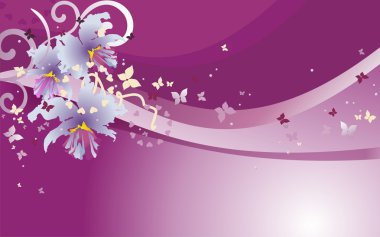 Orchid background clipart