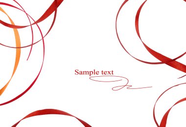 Brown pattern of bands on a white background clipart