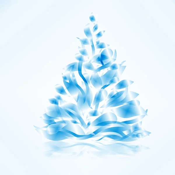 Arbre de Noël ou nouvel an — Image vectorielle