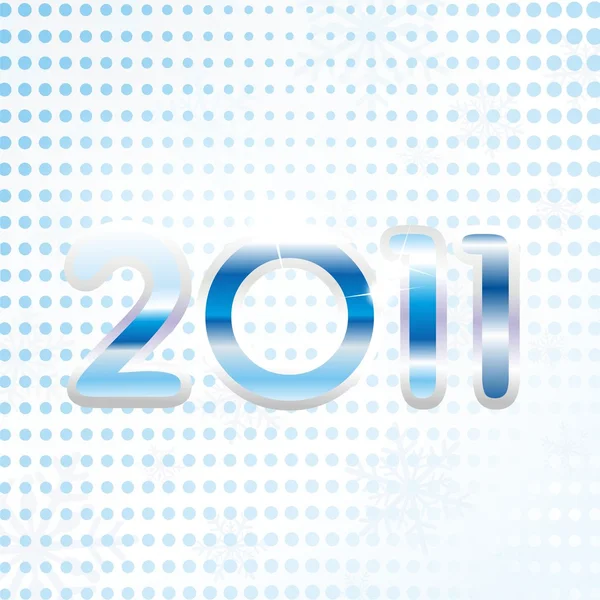 新的 2011 年卡. — 图库矢量图片