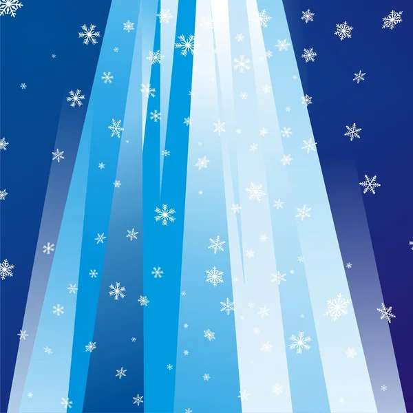 Glace et flocons de neige — Image vectorielle