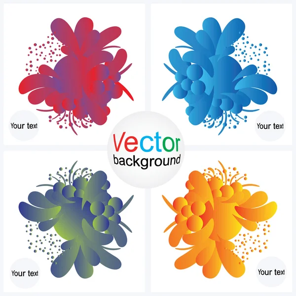 Absztrakt háttér színes kockák — Stock Vector