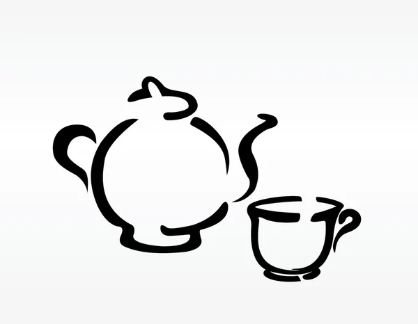 Чашка чая Стоковый вектор
