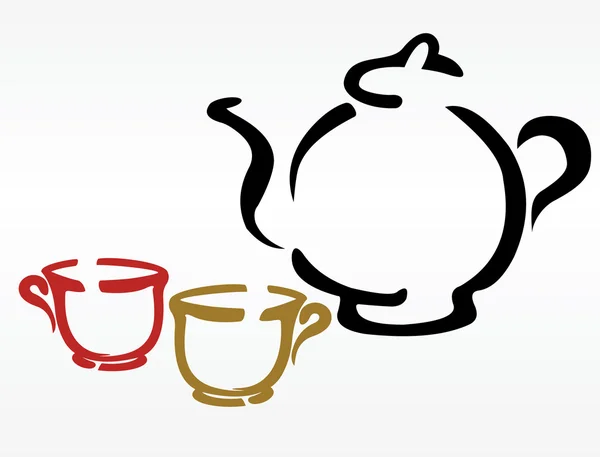 Xícara de chá —  Vetores de Stock
