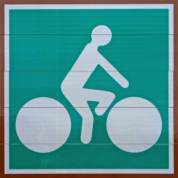 Kerékpározás jele — Stock Fotó