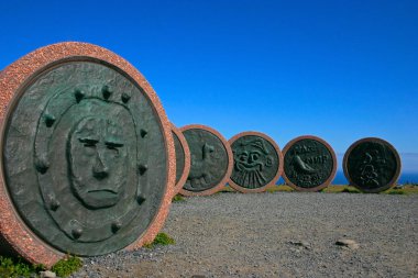 Children of the World monument North Cape clipart