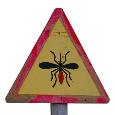 Yellow Wooden Midge Sign clipart