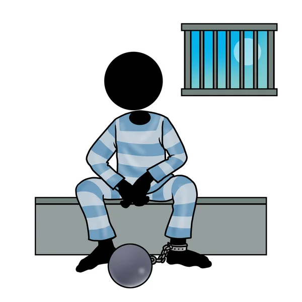 Заключенный — стоковое фото
