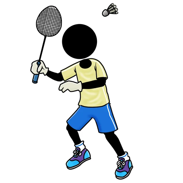 Badminton Rechtenvrije Stockafbeeldingen