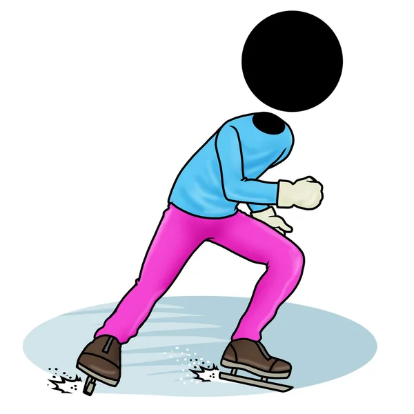 Eislaufen — Stockfoto