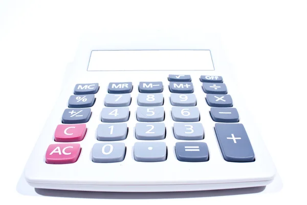 Calculator op een witte achtergrond. — Stockfoto
