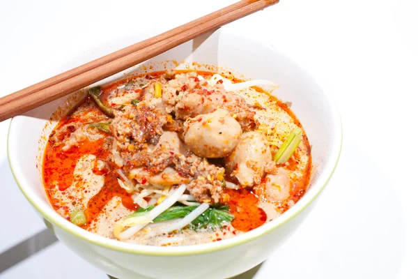 Thai noodle soup. — Stock Photo, Image