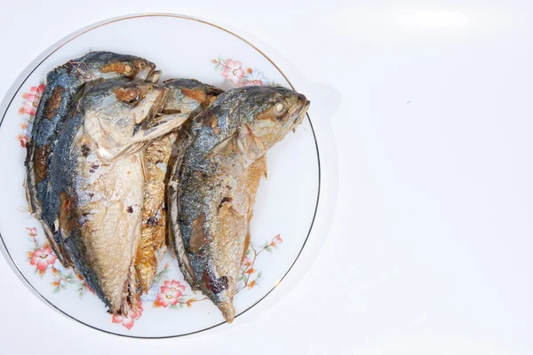 stock image Fried mackerel.