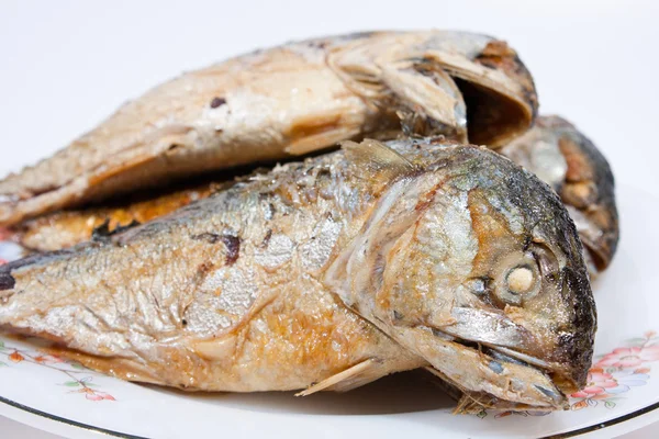 Fried mackerel.