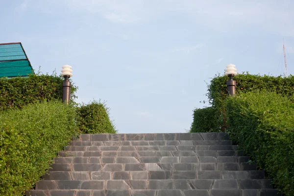 Ahead is the stairs. — Stock Photo, Image