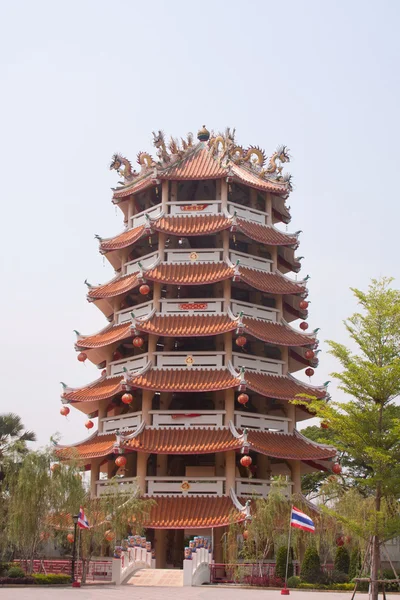 Пагода китайская высокая — стоковое фото