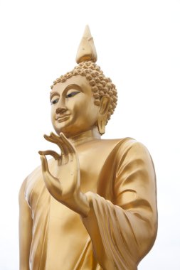 Buddha statue on the isolated clipart