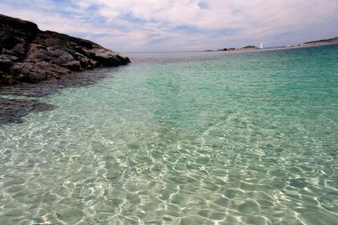 Einsamer Strandabschnitt