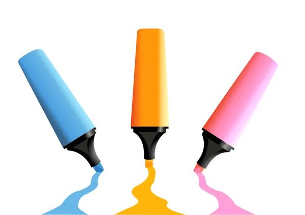 Markers — Stock Vector