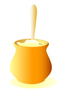 Porridge pot clipart