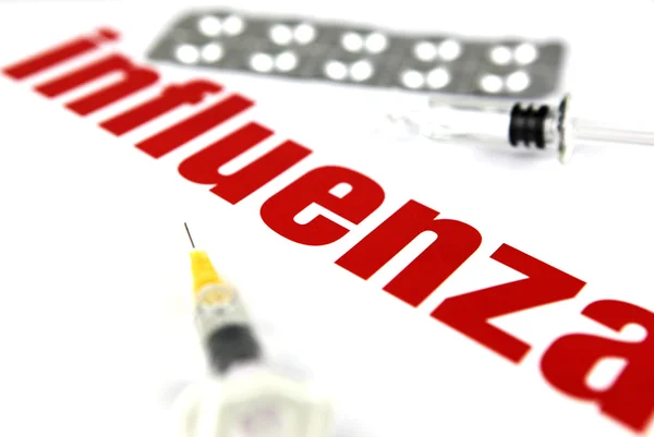 H1N1 influensavirus — Stockfoto