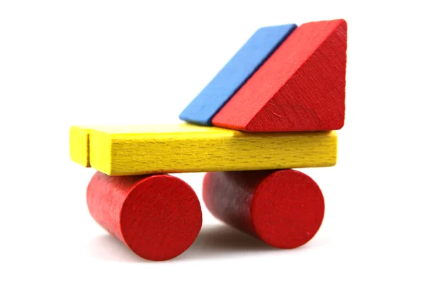 stock image Wooden building blocks