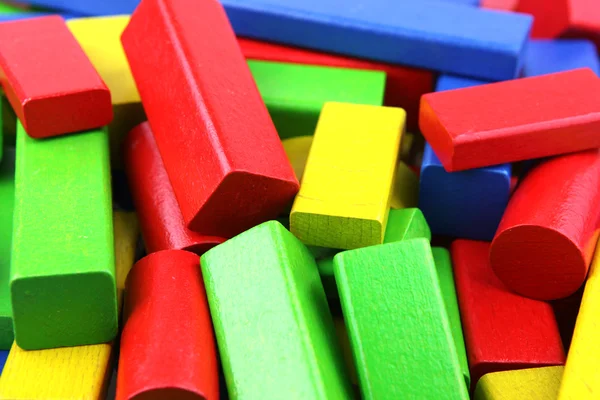 stock image Wooden building blocks