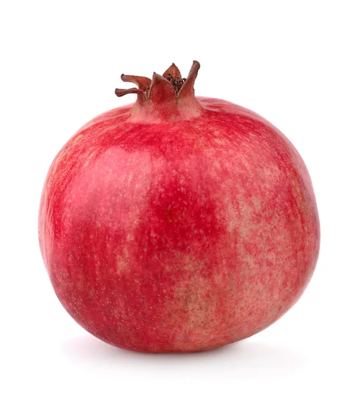 Granátové Jablko Izolovaných Bílém — Stock fotografie