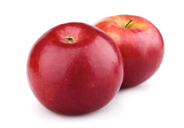 Due mele rosse — Foto Stock