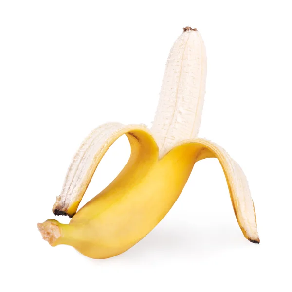 Відкрити банан — стокове фото