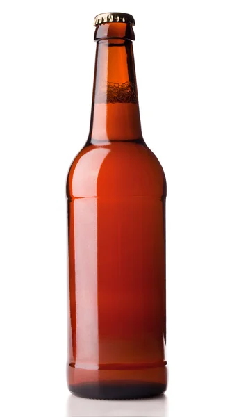 stock image Bottle of beer isolated on white background