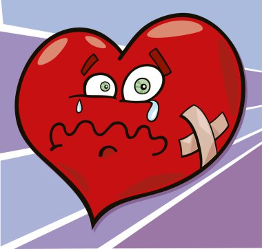 Broken heart clipart