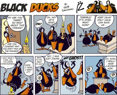 Black Ducks Comics episode 29 clipart