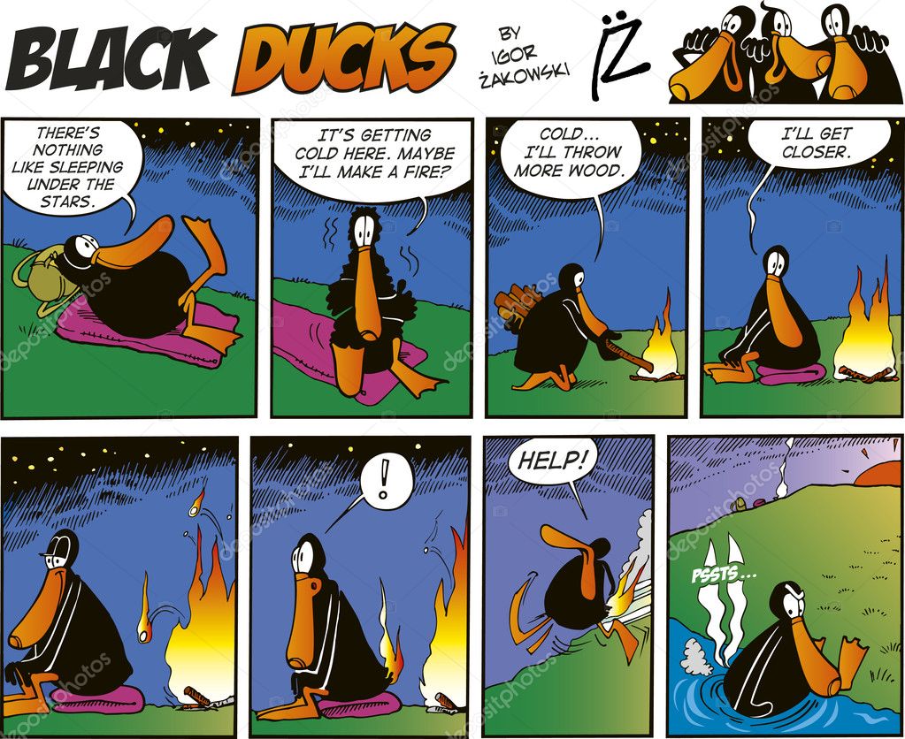 Black Ducks Comic Strip episode 17