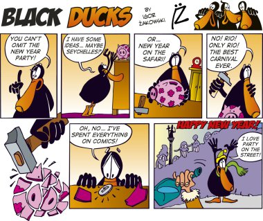 Black Ducks Comics episode 34 clipart