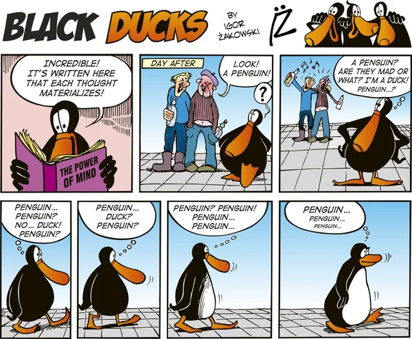 Black Ducks Comics Folge 44 — Stockvektor