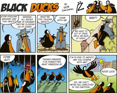 Black Ducks Comics episode 60 clipart