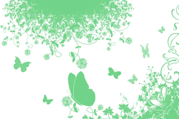 Green flowers — Stock Photo, Image