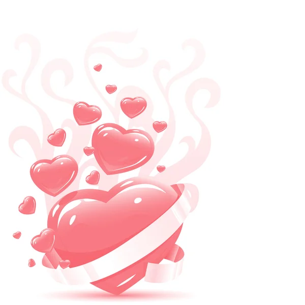 3d hearts — Stock Photo, Image