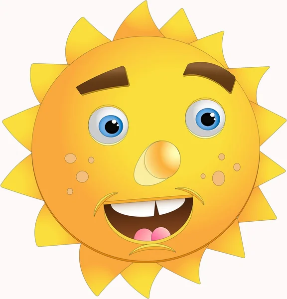 Весело солнце — стоковый вектор