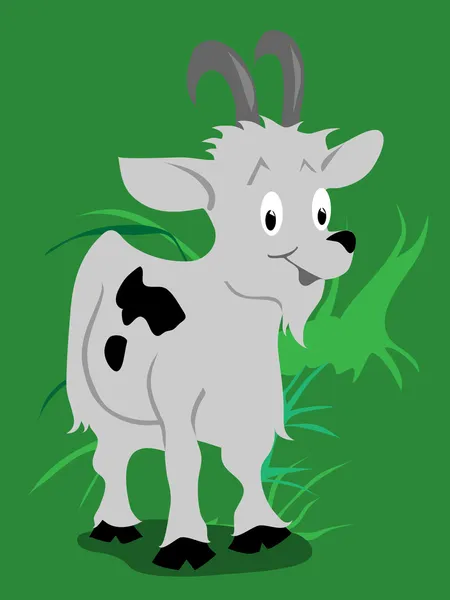 Goat cartoon — Stock Vector