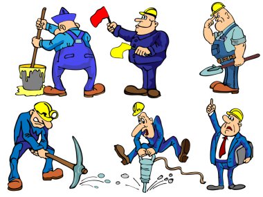 Construction workers clipart