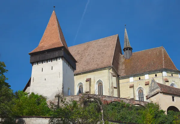 Biertanische Wehrkirche — Stockfoto