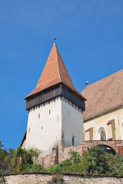 Exterior Biertan Fortified Church First Unesco World Heritage Monument Romania — Stock Photo, Image