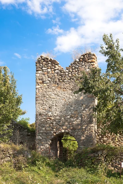 ルーマニア フネドアラ郡 Salasu Sus 村で中世の要塞 — ストック写真