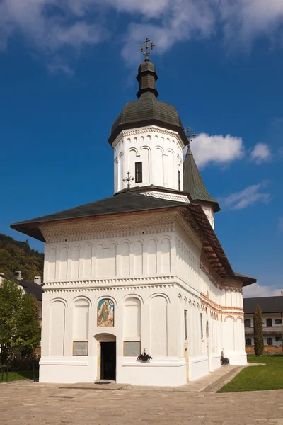 Veduta Esterna Della Chiesa Del Monastero Secu Romania — Foto Stock
