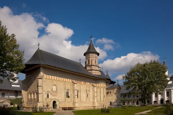 在罗马尼亚姆茨修道院教堂的外景图 — 图库照片