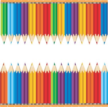 Colourful Pencils clipart