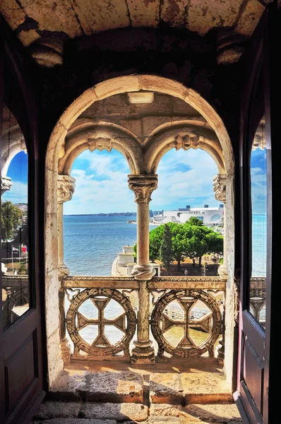 Torre de Belém em Lisboa, Portugal Imagens Royalty-Free
